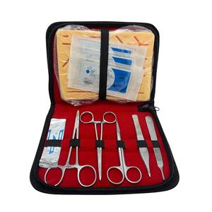 Kit de Práctica de Sutura para Estudiantes de Medicina, Kit Completo de Entrenamiento de Sutura con Almohadilla de Silicona e Instrumentos Quirúrgicos |   Del Crudo al Fino - Product Image 1