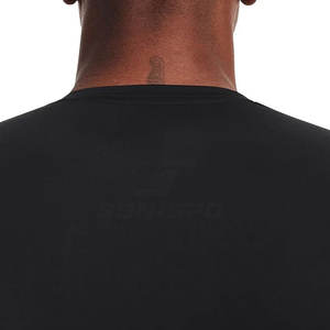 Vente chaude hommes Gym t-shirt Logo personnalisé Compression séchage rapide Sport t-shirt respirant haut athlétique conception solide motif vierge - Product Image 6