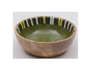 ชามไม้ตกแต่งลายเคลือบอินเทรนด์ ดีไซน์สวยงาม - Product Image 1