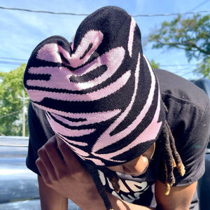 Gorro de punto impermeable transpirable de camuflaje con personaje bordado 3D Unisex de invierno, diseño personalizable para la playa - Product Image 4