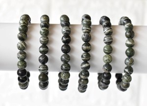 Huge Demand Seraphinite 8mm Natural <b>Healing</b> Round Beaded <b>Bracelet</b> Hand Polished Gemstones for Meditation Jewelry at Best Price - Product Image 6