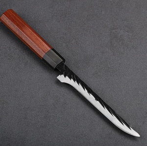 มีดทำครัวเหล็กดามัสกัสทำด้วยมือ2025มีดเนื้อปลาด้ามไม้ตีขึ้นรูปด้วยมือ - Product Image 1