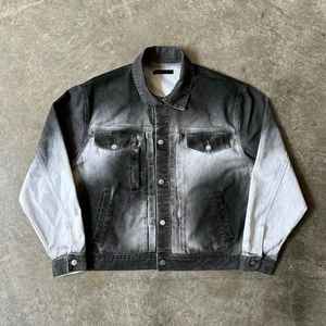 Veste en jean pour homme de haute qualité personnalisée 2024, mode contractée, nouvelle veste en jean pour homme de haute qualité, vente chaude, veste en jean - Product Image 3