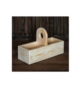 Porte-couverts en bois de qualité exclusive porte-couverts en bois au design classique pour décoration de table de vaisselle porte-couverts - Product Image 5