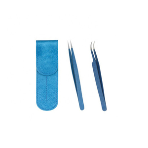 Juego de pinzas para pestañas de tensión suave, reduce la fatiga de las manos, pinzas para pestañas de colores personalizadas para artistas de pestañas de salón profesional - Product Image 1