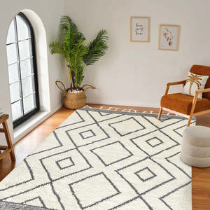 Venta al por mayor de lujo Look Hand Tufted alfombras con hermoso patrón perfecto para el hogar moderno tradicional y la decoración de interiores - Product Image 3