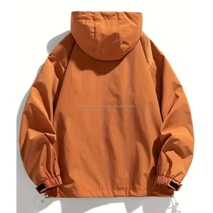 High Quality Winter Waterproof Windproof Breathable Hooded <b>Puffer</b> <b>Jacket</b> Zipper Packable Solid Front Logo <b>Thin</b> High Street Men - Product Image 5