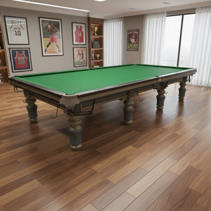 Table de billard anglaise de haute qualité, taille standard 12 pieds, table de billard professionnelle avec plateau en ardoise, cadre en bois massif pour compétition en club - Product Image 1