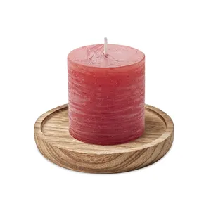 Bougie parfumée personnalisée PENTAS avec base en bois pour merchandising - Product Image 4