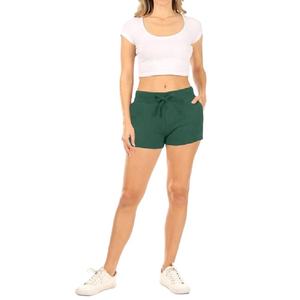 Short de fitness taille haute pour femme vert sport polaire vêtements d'entraînement flexibles et respirants pour une utilisation en salle de sport - Product Image 1