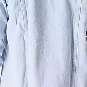 แจ็กเก็ตยีนส์สำหรับผู้ชาย, แจ็กเก็ตยีนส์ลำลองสีทึบมีซิป - Product Image 4