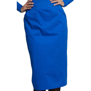 Jupes de travail sur mesure pour femmes, en coton satiné naturel de haute qualité, respirantes, couleurs et tailles personnalisables, vente en gros OEM - Product Image 1