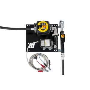 Meclube Compact 60 Lt/min Boquilla automática Bomba de combustible y piezas Dispensador de pared de 12V con medidor de flujo para transferencia de diésel - Product Image 1