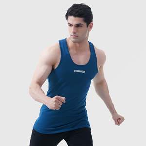 Fusion Shift Men's Tank <b>Top</b> in Teal - Product Image 4