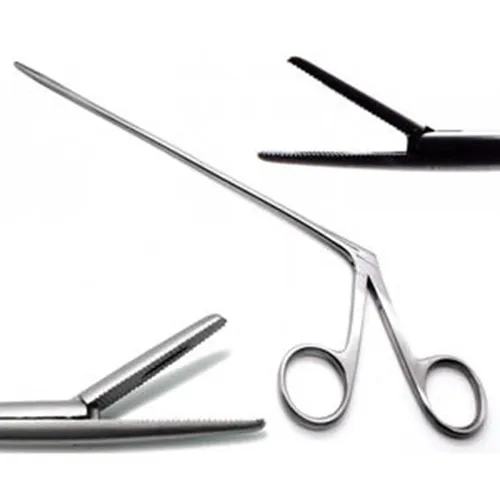 Denis Browne Tonsil Seizing Forceps With Box Joint Tonsil Holding Forceps And Angled Shanks 215mm