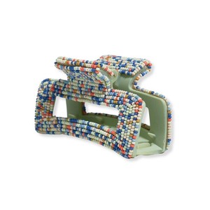Haute qualité à la main multi-perlé pince à cheveux bijoux de mode pour femmes filles Look classique matière plastique Direct inde - Product Image 4