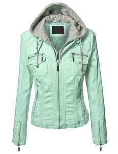 Chaquetas vaqueras con capucha para mujer para cualquier ocasión prendas de vestir exteriores versátiles capas estilo informal - Product Image 2