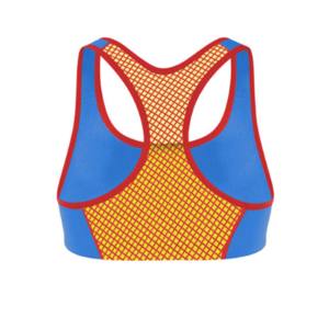 Soutien-gorge de sport pour femmes respirant en coton vêtements d'entraînement avec décoration en dentelle soutien-gorge de sport personnalisé pour les filles - Product Image 6