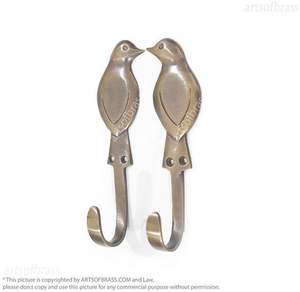 Crochet mural en aluminium en forme de renard électroplaqué Crochet mural polyvalent Matériau de haute qualité Crochet d'aspect moderne Lot de 2 - Product Image 2