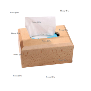 Caja de Servilletas de Madera de la Mejor Calidad, Diseño Simple, Tamaño Personalizado, Caja de Almacenamiento de Servilletas para Proveedor Mayorista - Product Image 1