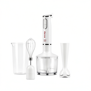 Batidora de mano blanca MX1601 de 400 W con kit de batidora de inmersión - Product Image 2