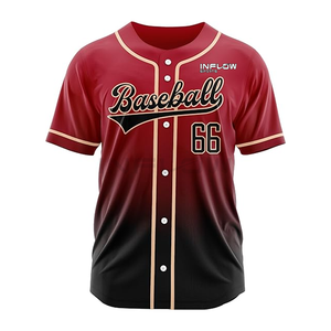 Camiseta de Béisbol, Uniforme de Venta Caliente, Sublimación, Logotipo de Sublimación para Béisbol y Sóftbol, Tallas Grandes, Impresa - Product Image 2