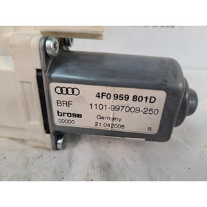 มอเตอร์ควบคุมกระจกหน้าต่างด้านหน้าซ้าย AUDI A6 Avant Serie C6 (4F5) 4F0959801D CAHA (04>12) - Product Image 5