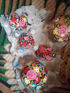 Kashmiri ลูกบอลกระดาษตกแต่งคริสมาสต์ระบายสีด้วยมือปรับแต่งดีไซน์ได้ - Product Image 3