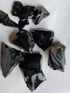 Puces de calcin en verre concassé de couleur noire opaque Agrégat Écologique Léger Utilisation en extérieur Emballage standard de haute qualité en vrac - Product Image 5