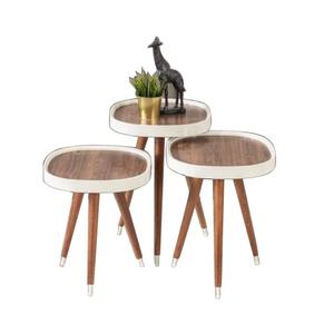 Ecológico Hotel Restaurante Muebles Artículo Personalizado Mesa de esquina Mesas de acabado natural Mesas de centro de madera de alta calidad - Product Image 4