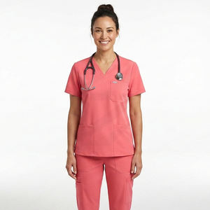 Uniforme Médico para Mujer, Conjunto de Uniforme Quirúrgico, Diseño Personalizado, Ropa de Trabajo para Enfermeras, Venta al por Mayor - Product Image 3