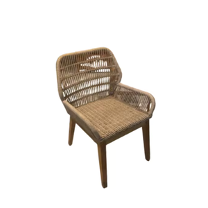 Modern Rattan Wicker <b>Dining</b> <b>Chairs</b> with Solid Wood Frame Adjustable Convertible for <b>Dining</b> Patio Restaurant Use Wholesale Price - Product Image 1