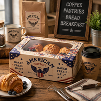 AT PACK Individuell Bedruckte Luxus-Dessert-Geschenkboxen mit Band Großhandel Bäckerei-Verpackungsbox für Datteln Schokolade Gebäck Süßigkeiten