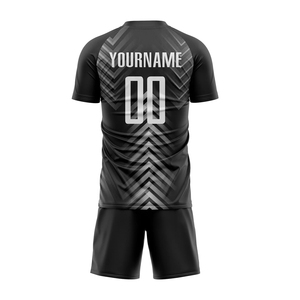 ชุดยูนิฟอร์มฟุตบอลของผู้ชายผ้าโพลีเอสเตอร์100% แห้งเร็วระบายอากาศได้ดีโลโก้และดีไซน์แบบกำหนดเองสำหรับฤดูร้อน - Product Image 5