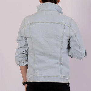 Veste chaude d'hiver de haute qualité pour hommes veste en jean mince classique à la mode veste en jean Hip Hop décontractée pour vêtements pour hommes - Product Image 3