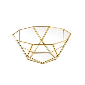 ตะกร้าใส่ของตกแต่งโต๊ะในครัวสำเร็จรูปสีทองสำหรับใช้ตกแต่งเคาน์เตอร์ห้องครัวหรือบนโต๊ะรับประทานอาหาร - Product Image 6