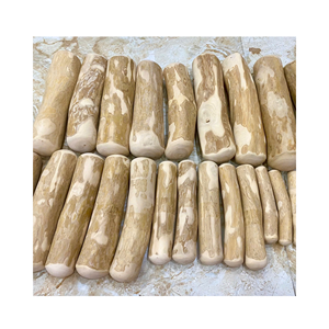 Café natural madera masticar duradero hecho a mano perro juguete palo de madera de Vietnam exportación a granel para minoristas de mascotas - Product Image 1