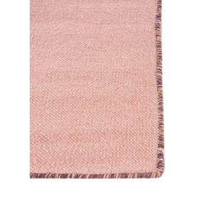 Checkers Pink & Purple <b>Flat</b> Weave <b>Wool</b> Rugs Boho Style 9x12 Rectangle ADWL-13094 for Home Living Room Hallway Rectangular Carpet - Product Image 4