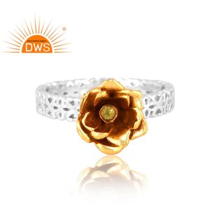 แหวนพลอยเพอริดอตธรรมชาติทำด้วยมือเงิน925ออกแบบได้เองเครื่องประดับสำหรับผู้หญิงของขวัญสำหรับผู้หญิงสำหรับเธอ - Product Image 3