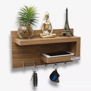 Organisateur en bois à étages moderne pour les clés et la décoration. Disponible aux prix de gros. - Product Image 3