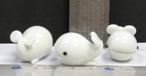 Cadeau de technique de travail au chalumeau de figurine en verre d'animal de mer fait à la main - Product Image 4