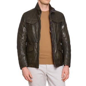 Chaqueta de Cuero Multiusos para Hombre, Chaqueta de Lona Impermeable para Invierno con Capucha, Estilo Casual y de Motociclista - Product Image 1