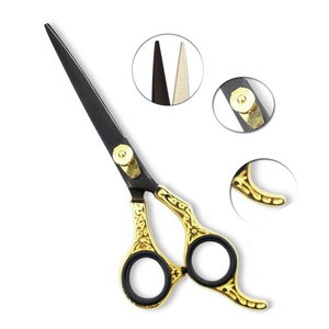 กรรไกรตัดผมสแตนเลสคมกริบ ตรง น้ำหนักเบา 32 ซี่ สำหรับช่างตัดผมมือขวา ช่างทำผมมืออาชีพ - Product Image 6