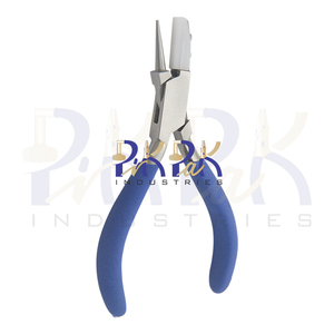 140mm Flat Nose Plier with Spring Matt Foam Handles Nylon Jaw Free for Jewelry Making and <b>Wire</b> Wrapping Crimping and <b>Fishing</b> - Product Image 3