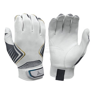Latest Design 2025 Leather Baseball Batting Gloves High Quality Lightweight Customizable Low MOQ - Product Image 6