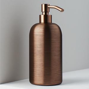 Distributeur de savon en métal de qualité supérieure, conçu pour les salles de bain modernes, offrant une finition élégante, une forte durabilité, un respect de l'environnement et une fiabilité - Product Image 1