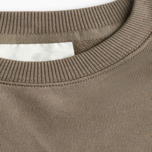 Women's Cotton <b>Fleece</b> Sweatshirt Men's Custom Logo Hoodies Crewneck High Quality Blank Plain Solid <b>Top</b> Plus Size Streetwear - Product Image 4