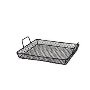 Plateau de service en fil métallique rectangulaire en acier inoxydable Plateau de service en fil métallique en acier inoxydable Plateau de service pour café et thé - Product Image 6