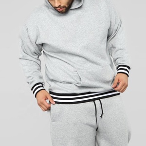 Sudadera con capucha y logotipo personalizado para hombre, chándal de 2 piezas en blanco con forro polar de algodón 100%, conjunto de chándal para correr de invierno, conjuntos para hombre - Product Image 4