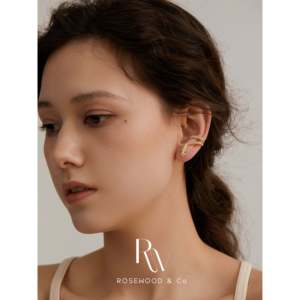 สร้อยคอแบบคล้องหูรูปงูทองคำไม่หมอง พร้อมเพชรเพทาย มุก และแพลตตินั่ม สำหรับงานแต่งงานหรือเป็นของขวัญ - Product Image 4